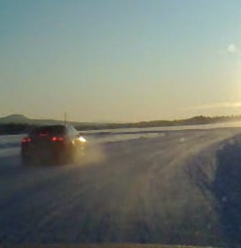 sweden arctic circle nearlyperfect testing np cartesting drifting snow