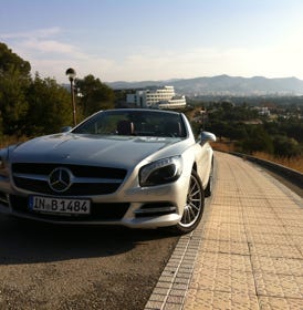 Mercedes SL sitges Dolce Barcelona nearlyperfect testing np cartesting